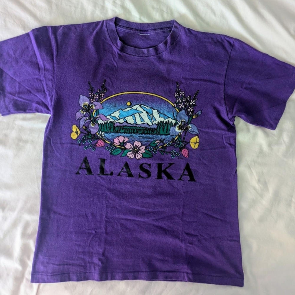 Purple Alaska Men's T-Shirt